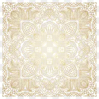 精美金色花纹底纹设计矢量素材-空若网 精美金色花纹底纹设计矢量素材-空若网