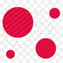 节假日红色背景漂浮素材-空若网 节假日红色背景漂浮素材-空若网