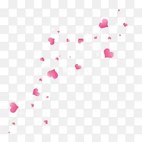 爱心漂浮元素-空若网 爱心漂浮元素-空若网