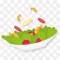蔬菜沙拉绿色食物-空若网 蔬菜沙拉绿色食物-空若网