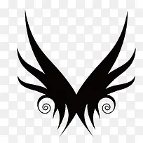 黑色对称花纹-空若网 黑色对称花纹-空若网