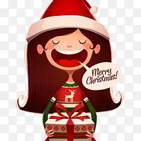 卡通圣诞节英文艺术字装饰广告设-空若网 卡通圣诞节英文艺术字装饰广告设-空若网