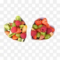 爱心水果沙拉-空若网 爱心水果沙拉-空若网