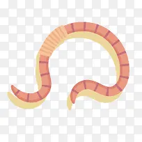 卡通蚯蚓AI矢量素材-空若网 卡通蚯蚓AI矢量素材-空若网