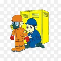 安全防范卡通漫画素材-空若网 安全防范卡通漫画素材-空若网