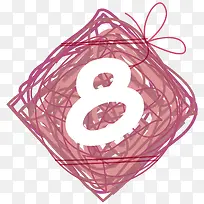 创意装饰彩色手绘线条海报设计数-空若网 创意装饰彩色手绘线条海报设计数-空若网