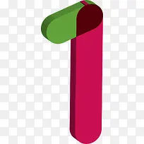 创意卡通装饰阿拉伯数字1-空若网 创意卡通装饰阿拉伯数字1-空若网