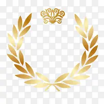 金色对称树叶精美图案-空若网 金色对称树叶精美图案-空若网