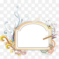 彩色花纹信纸-空若网 彩色花纹信纸-空若网