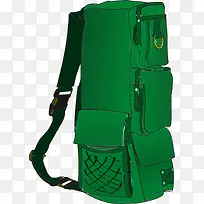 绿色的卡通大的旅行包-空若网 绿色的卡通大的旅行包-空若网