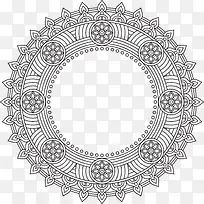 水彩画圆圈壁画矢量图-空若网 水彩画圆圈壁画矢量图-空若网