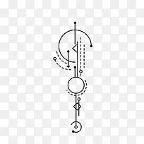 矢量时尚简约几何装饰-空若网 矢量时尚简约几何装饰-空若网