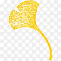 手绘银杏叶卡通-空若网 手绘银杏叶卡通-空若网