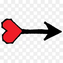 爱心和箭头-空若网 爱心和箭头-空若网