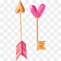 爱心箭头装饰图案-空若网 爱心箭头装饰图案-空若网