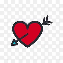 一箭穿心图标-空若网 一箭穿心图标-空若网