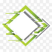 绿色菱形装饰边框-空若网 绿色菱形装饰边框-空若网
