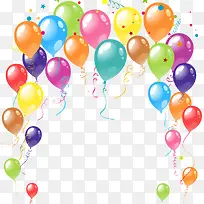 漂浮多彩气球-空若网 漂浮多彩气球-空若网