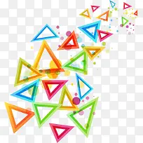 矢量缤纷的三角形-空若网 矢量缤纷的三角形-空若网