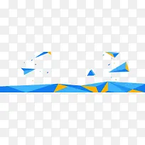 飞舞粉色蓝色三角形-空若网 飞舞粉色蓝色三角形-空若网