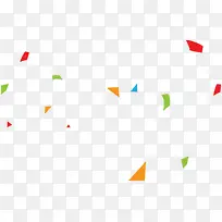 飞舞黄绿红三角形矩形-空若网 飞舞黄绿红三角形矩形-空若网