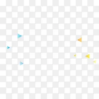 飞舞黄色蓝色三角形-空若网 飞舞黄色蓝色三角形-空若网