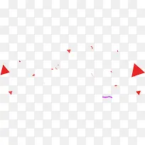 红色三角形彩带飞舞-空若网 红色三角形彩带飞舞-空若网
