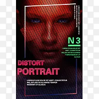 欧美炫酷彩妆海报背景-空若网 欧美炫酷彩妆海报背景-空若网