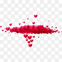 浪漫漂浮立体爱心-空若网 浪漫漂浮立体爱心-空若网