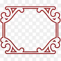 四角缺口对称边框-空若网 四角缺口对称边框-空若网