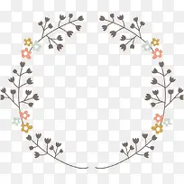 素材 矢量 PNG 通用 花圈-空若网 素材 矢量 PNG 通用 花圈-空若网