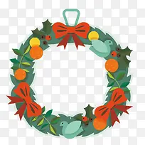 矢量蝴蝶结卡通花圈-空若网 矢量蝴蝶结卡通花圈-空若网