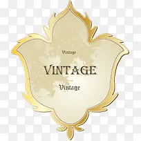 矢量土黄色标签对称边框英文树叶-空若网 矢量土黄色标签对称边框英文树叶-空若网