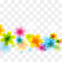 手绘多彩花朵-空若网 手绘多彩花朵-空若网