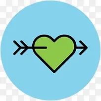 立体图标素描爱心图标-空若网 立体图标素描爱心图标-空若网