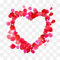 花瓣爱心-空若网 花瓣爱心-空若网