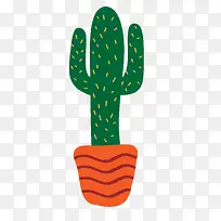 小清新插画广告设计卡通盆栽-空若网 小清新插画广告设计卡通盆栽-空若网