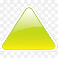 手绘绿色三角形卡片-空若网 手绘绿色三角形卡片-空若网