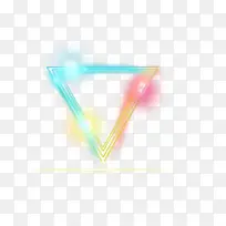 彩色三角形光效背景免抠图-空若网 彩色三角形光效背景免抠图-空若网