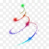 多彩清新光芒旋风效果元素-空若网 多彩清新光芒旋风效果元素-空若网