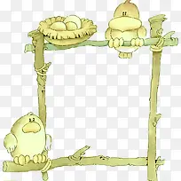 ��֦�ϵ�����߿�-������