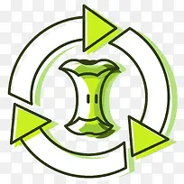 果核矢量循环绿色使用-空若网 果核矢量循环绿色使用-空若网