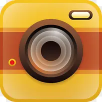 黄色水晶拍照按钮-空若网 黄色水晶拍照按钮-空若网