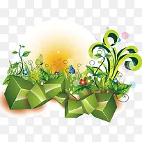 春季海报元素-空若网 春季海报元素-空若网