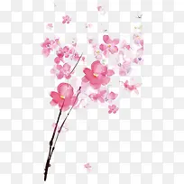 矢量粉色花朵-空若网 矢量粉色花朵-空若网