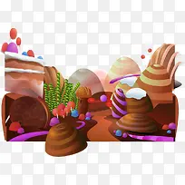 卡通多彩巧克力-空若网 卡通多彩巧克力-空若网