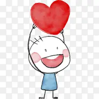 婚礼装饰捧着爱心的男孩-空若网 婚礼装饰捧着爱心的男孩-空若网