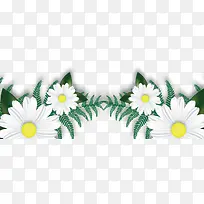 卡通手绘夏季白色菊花-空若网 卡通手绘夏季白色菊花-空若网
