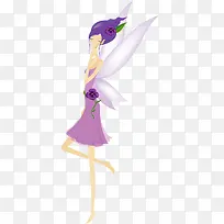 手绘带翅膀的小精灵-空若网 手绘带翅膀的小精灵-空若网