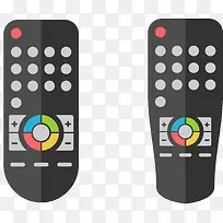 椭圆形矢量电视遥控器-空若网 椭圆形矢量电视遥控器-空若网